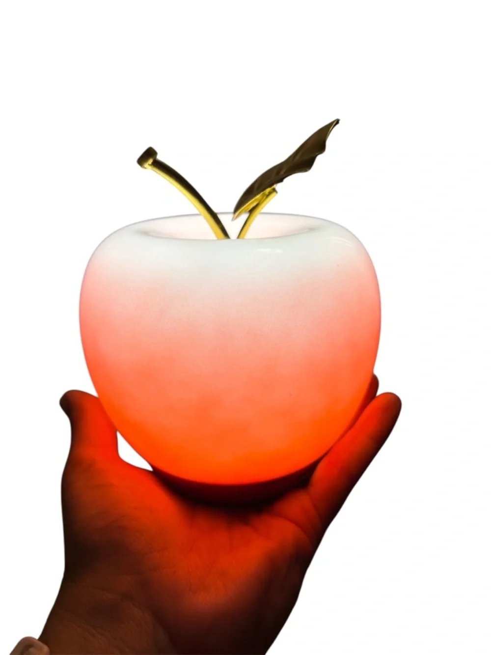Glowing Apple Night Light - 3 light settings